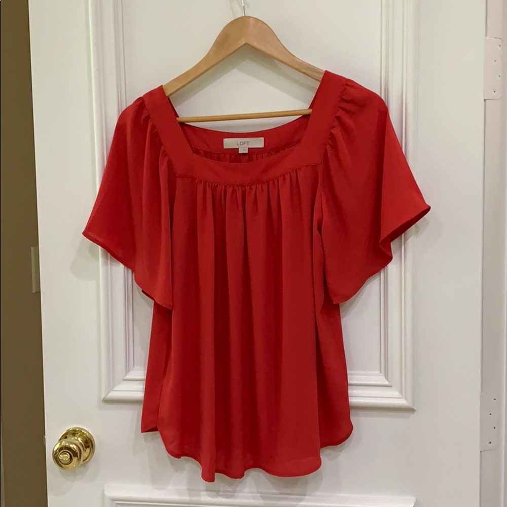 Red Loft Blouse